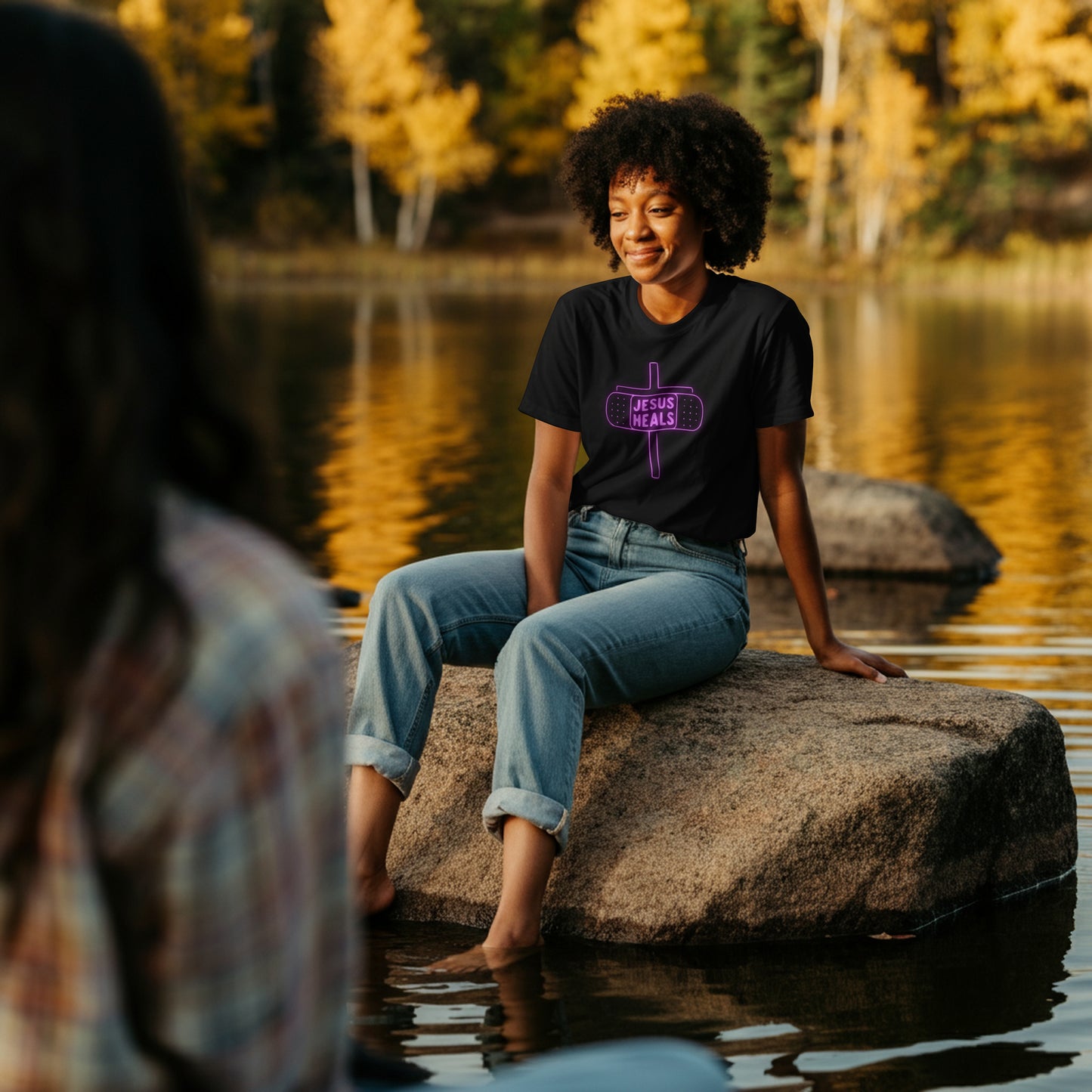 Jesus Heals Womens T-Shirt