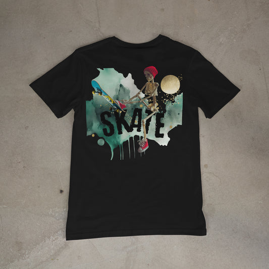 Skate Skeleton With Beanie