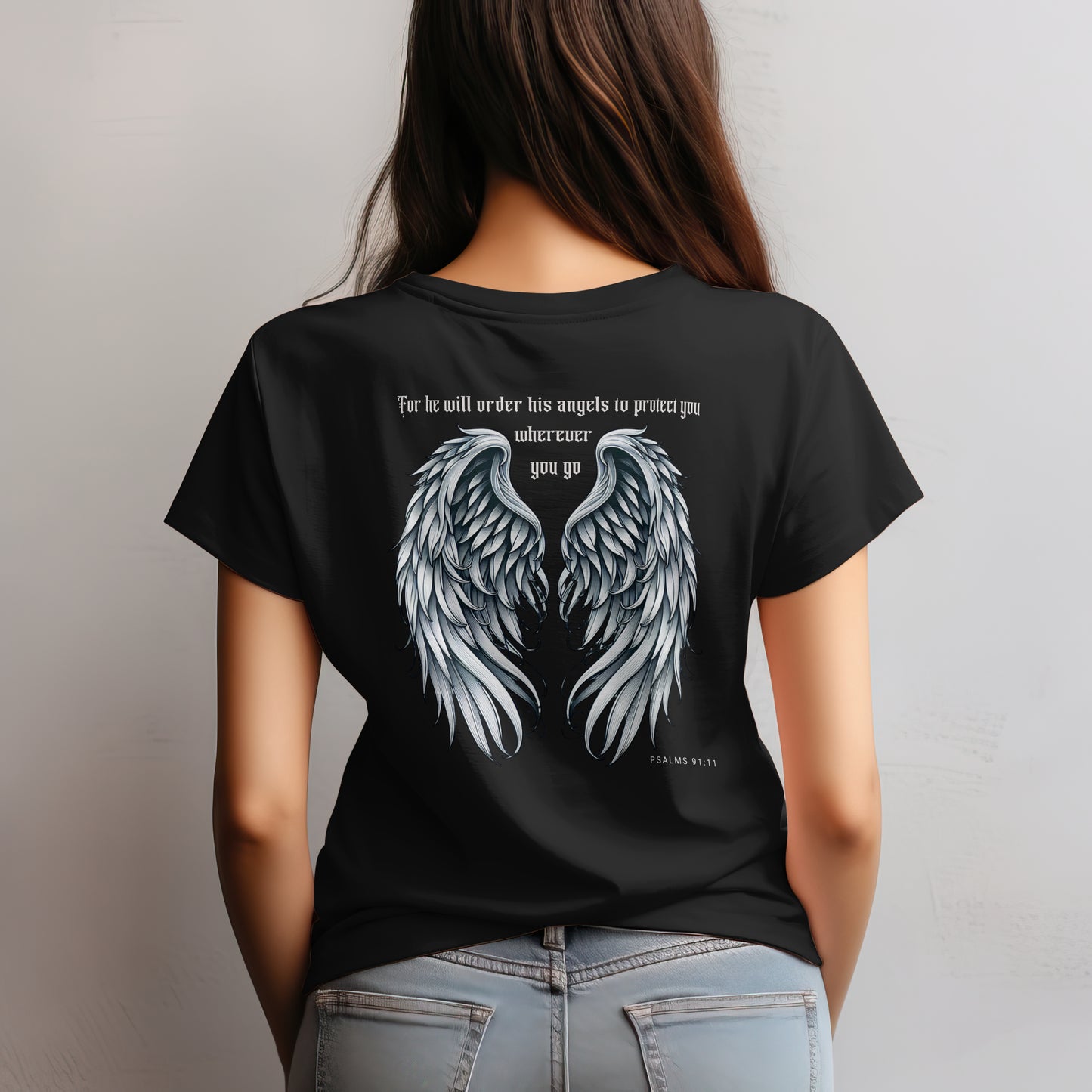 PSALMS 91:11 Women's T-Shirt