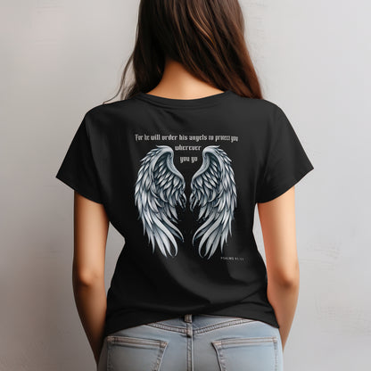 PSALMS 91:11 Women's T-Shirt