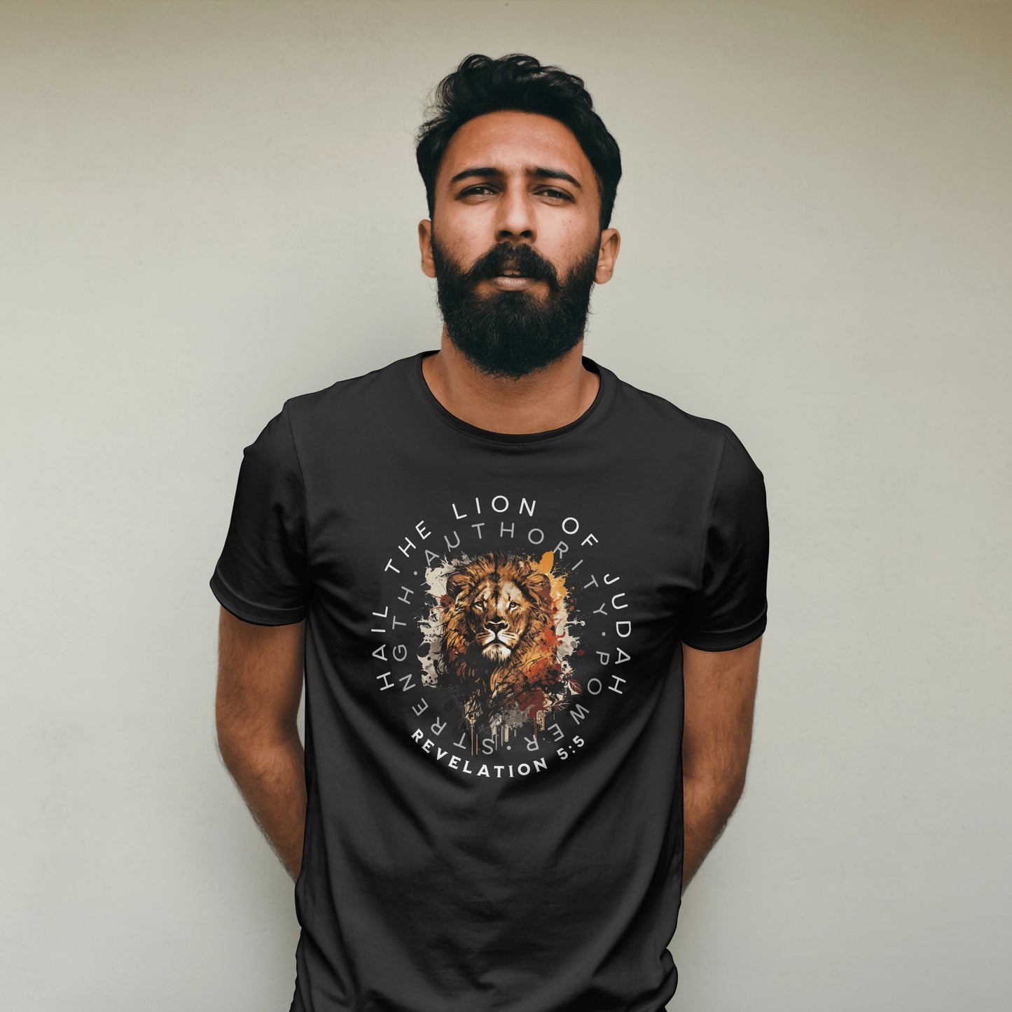 Hail The Lion Of Judah Mens T-Shirt